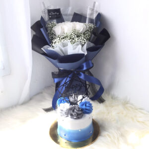 SoapRoses Hand bouquet & Cake