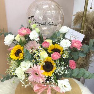 Azalea Fresh Flower Basket